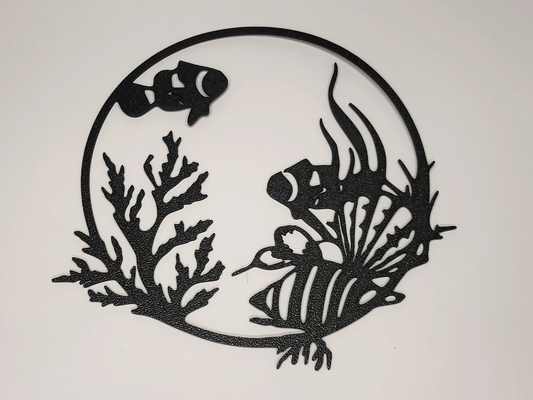 3D Printed Under the Sea Wall Art