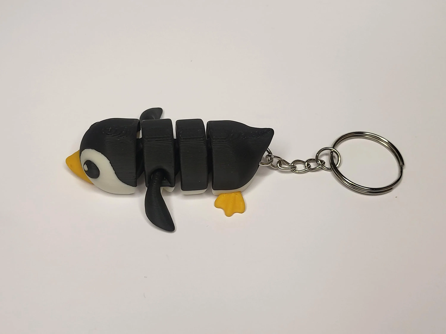 3D Printed Penguin Keyring